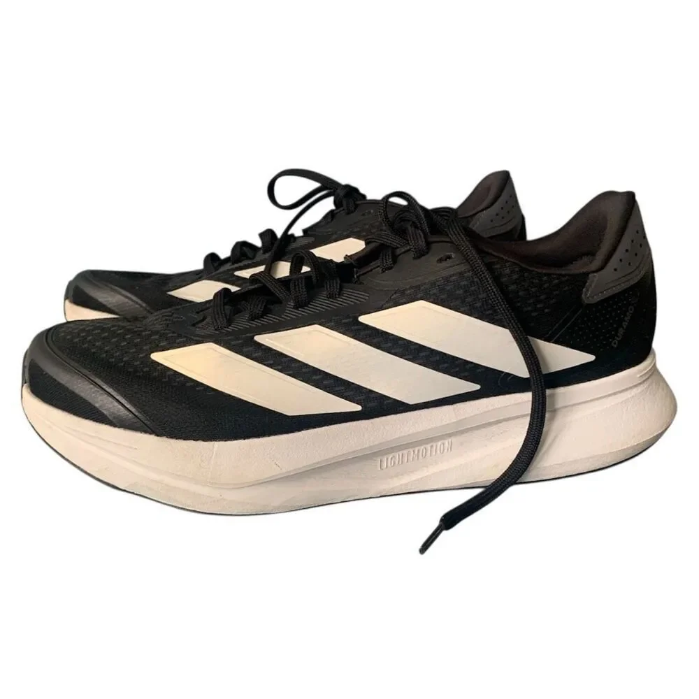 ADIDAS Duramo black Ortholite Running Gym Shoes Sneakers men’s sz 11